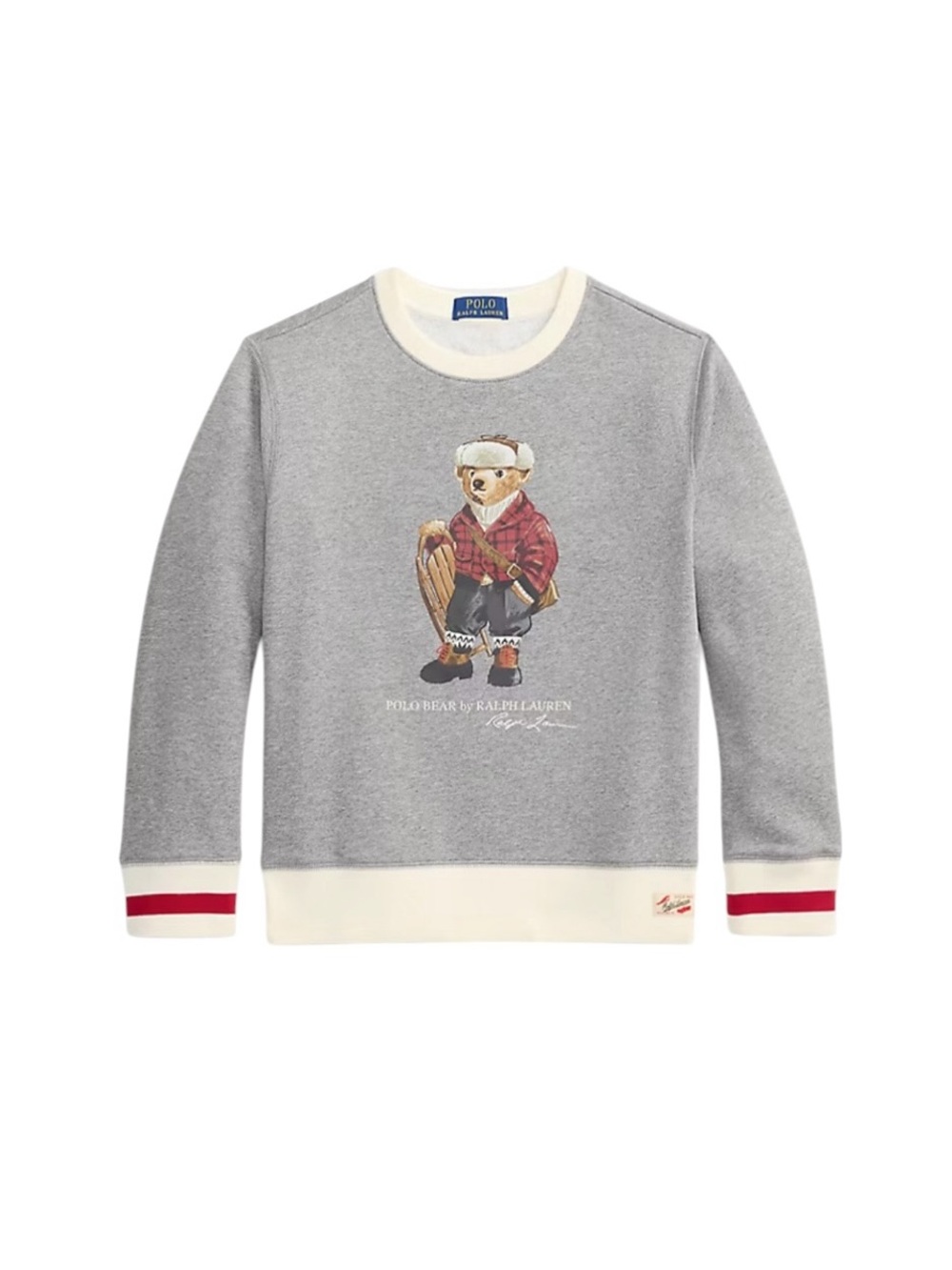 NWT Polo Ralph Lauren Boys Polo Bear Fleece Sweatshirt Classic Preppy Winter
